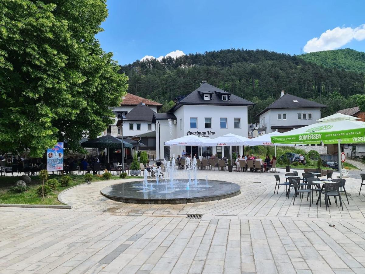 Amar Apartmani, Jajce Buitenkant foto